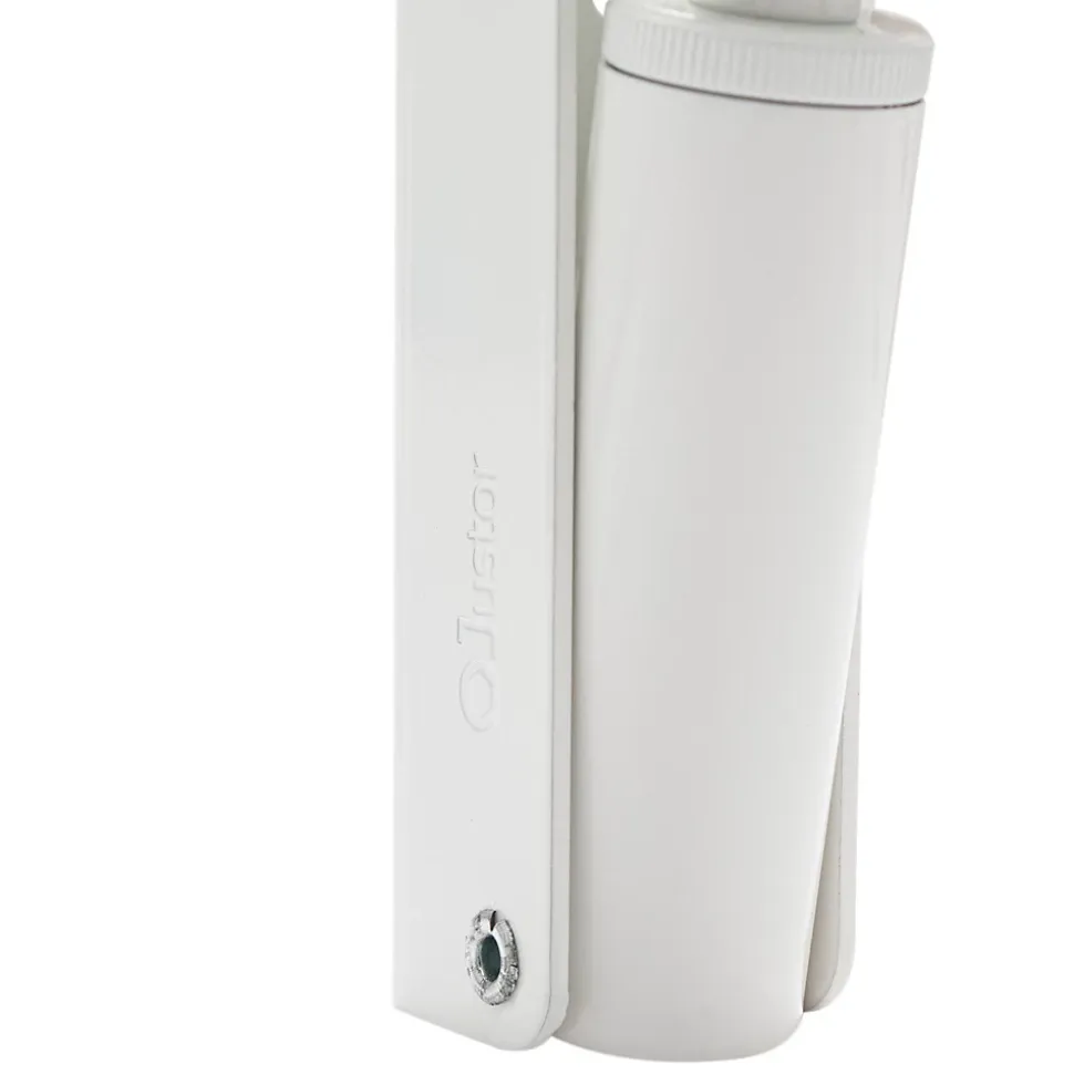 Frein de rétention Réglable force 1 a 30 N aluminium anodisé blanc pour porte jusquà 15 KG