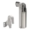 Frein de rétention Réglable force 1 a 30 N aluminium anodisé argent pour porte jusquà 15 KG