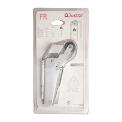 Frein de rétention Réglable force 1 a 30 N aluminium anodisé argent pour porte jusquà 15 KG