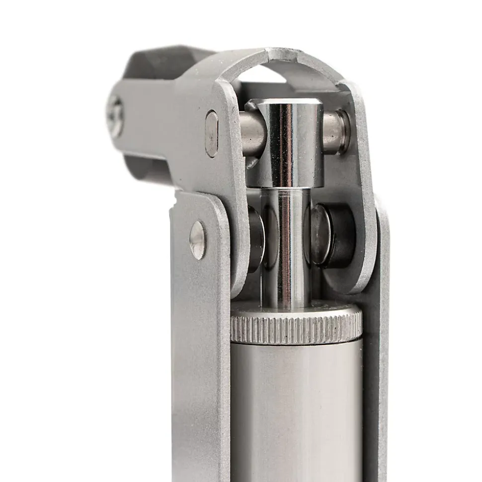 Frein de rétention Réglable force 1 a 30 N aluminium anodisé argent pour porte jusquà 15 KG
