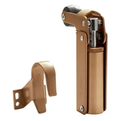 Frein de rétention Réglable force 60 a 80 N aluminium anodisé bronze, pour porte jusquà 80 KG.