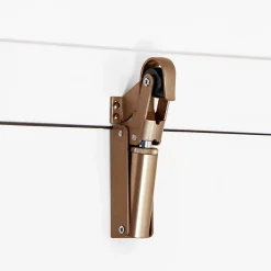 Frein de rétention Réglable force 30 a 60 N aluminium anodisé bronze pour porte jusquà 40 KG