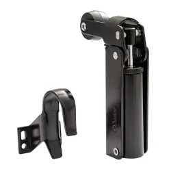 Frein de rétention Réglable force 60 a 80 N aluminium anodisé noir, pour porte jusquà 80 KG.