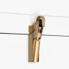 Frein de rétention Réglable force 1 a 30 N en aluminium anodisé or pour porte jusquà 15 KG