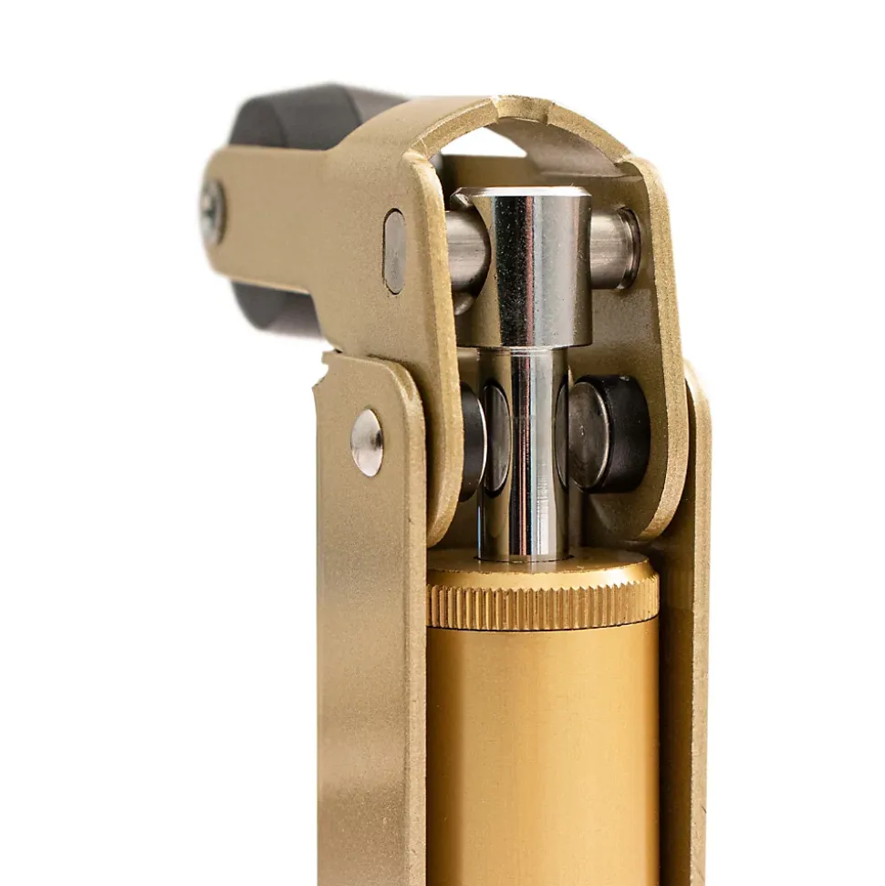 Frein de rétention Réglable force 1 a 30 N en aluminium anodisé or pour porte jusquà 15 KG