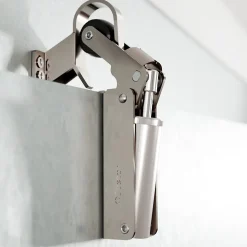 Frein de rétention Réglable force 30 a 60 N totalement acier inox 304, pour porte jusquà 40 KG