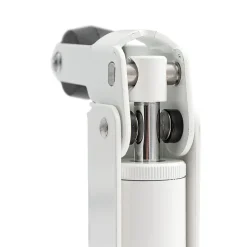 Frein de rétention Réglable force 60 a 80 N aluminium anodisé blanc, pour porte jusquà 80 KG.