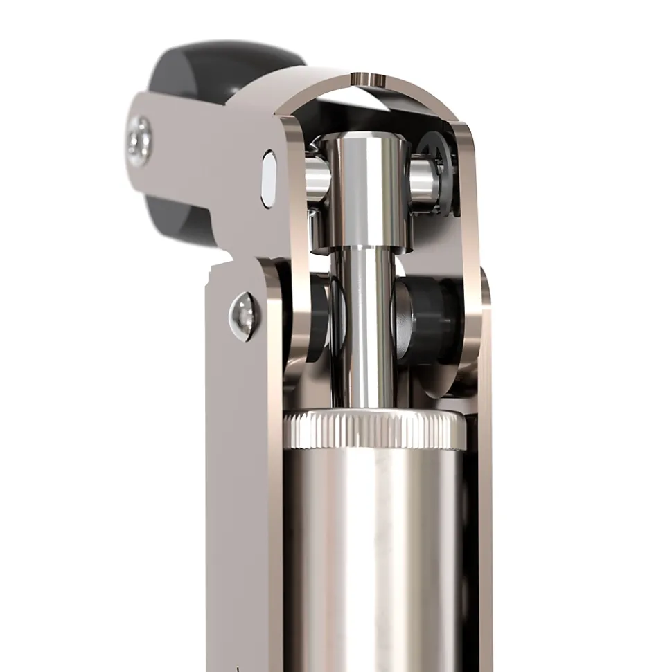 Frein rétention Réglable force 80 a 115 N, en acier inox 304, pour porte jusquà 100 KG.