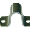 Gache pour pêne rond à visser ø16 mm - acier zingué blanc