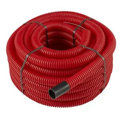 Gaine pour réseaux enterrés rouge Ø 40 mm x 25 m Fitt