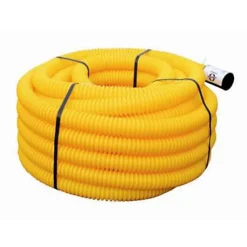 Gaine pour réseaux enterrés jaune Ø 63 mm x 25 m Fitt