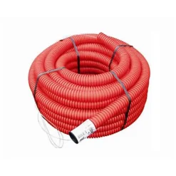 Gaine pour réseaux enterrés rouge Ø 63 mm x 25 m Fitt