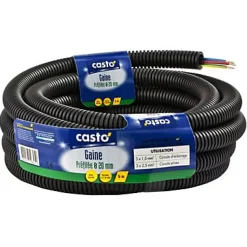 Gaine préfilée 3G2,5 Diall ø20 - 5 m