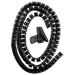 Gaine range câble diamètre 20mm 1,5m - Noir - Zenitech