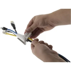 Gaine range câble diamètre 20mm 1,5m - Blanc - Zenitech