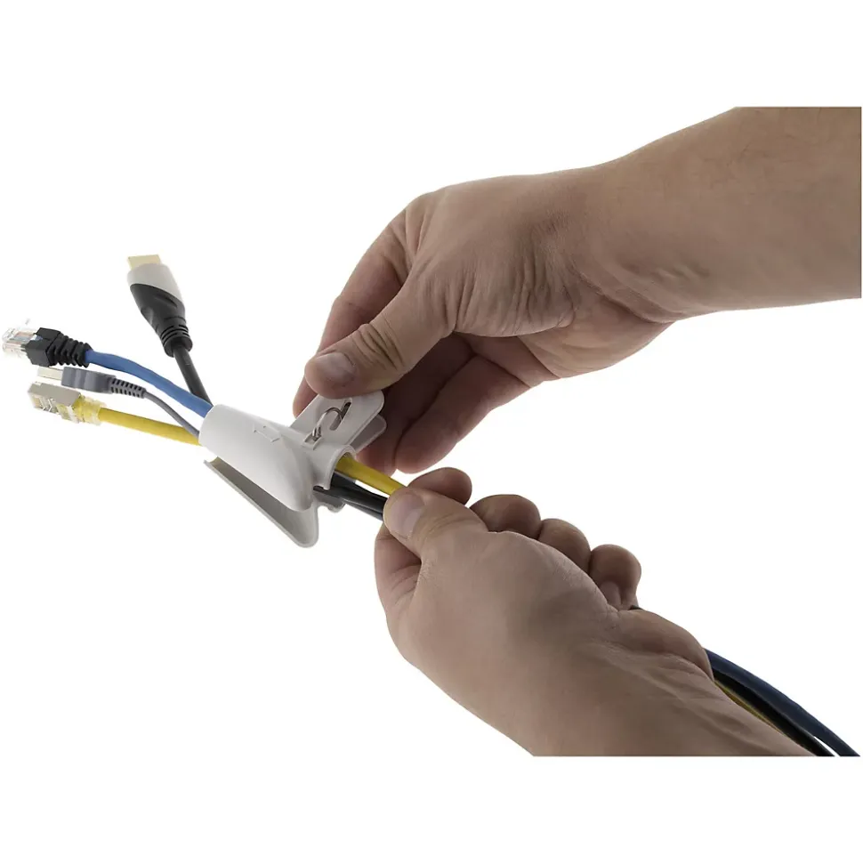 Gaine range câble diamètre 20mm 1,5m - Blanc - Zenitech
