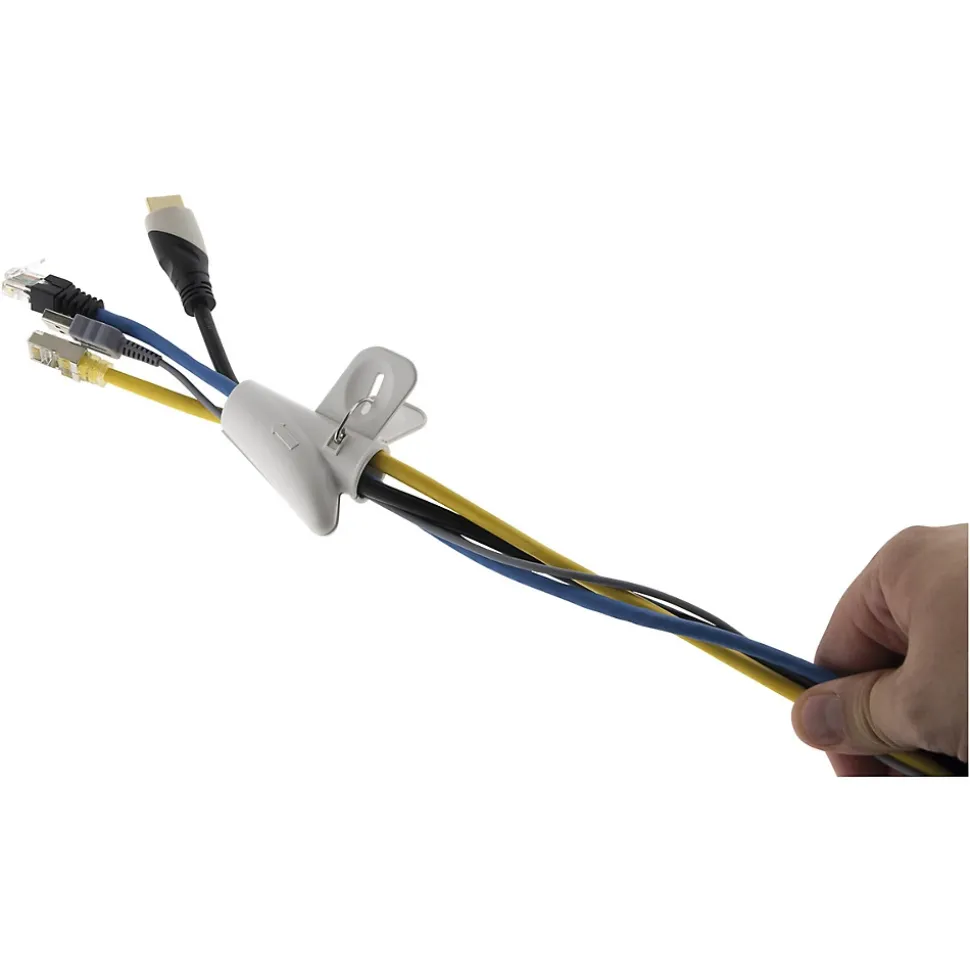 Gaine range câble diamètre 20mm 1,5m - Blanc - Zenitech