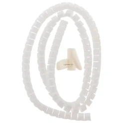 Gaine range câble diamètre 20mm 1,5m - Blanc - Zenitech