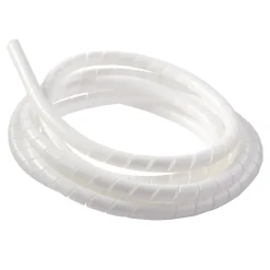 Gaine range-câbles en spirale Diall blanc ø 9 à 80 mm x 2,5 m