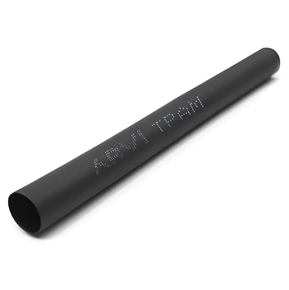 Gaine Thermorétractable - 25/12,5mm - Noir - Longueur 1m - Restreint 2:1 - Paroi Fine - Arvi Tpam-25.0-pt