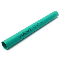 Gaine Thermorétractable - 50/25mm - Vert - Longueur 1m - Restreint 2:1 - Paroi Fine - Arvi Tpam-50.0-ve