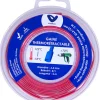 Gaine thermorétractable 3m - diamètre 6,4/3,4mm - Rouge - Voltman