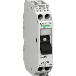 Gb2cd10 Tesys Gb2-cd - Disjoncteur Schneider Pour Circuit De Contrôle Moteur - 5a - 1p+n - 1d
