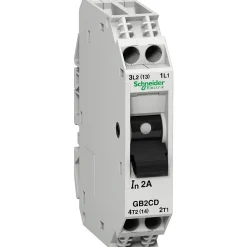 Gb2cd10 Tesys Gb2-cd - Disjoncteur Schneider Pour Circuit De Contrôle Moteur - 5a - 1p+n - 1d