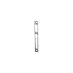 Gâche centrale aluminium largeur 22mm épaisseur 10mm anodisé argent - STREMLER - 2839.10.4