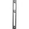 Gâche centrale aluminium largeur 22mm épaisseur 6mm anodisé argent - STREMLER - 2839.10.2