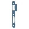 Gâche plate S D451/453/455 bout rond double empennage finition inox - VACHETTE - 19800000