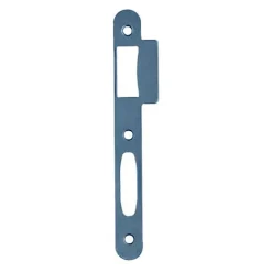Gâche plate S D451/453/455 bout rond double empennage finition inox - VACHETTE - 19800000