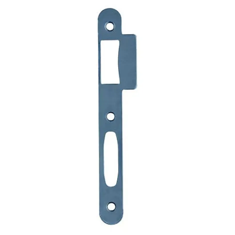 Gâche plate S D451/453/455 bout rond double empennage finition inox - VACHETTE - 19800000