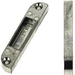 Gâche pêne demi-tour à défoncer entaillage par fraise 25mm bois - FERCO - E-11639-00-0-1