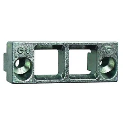Gâche triangle double jeu de 12 mm rainure 7/8x4mm - FERCO - E-16678-01-0-1
