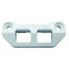 Gâche tringle double nylon blanc PVC - FERCO - E-18939-00-0-7