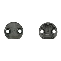 Gâche tringle simple à entailler pour menuiserie bois 25mm zamak - FERCO - 0-0319A-00-0-1
