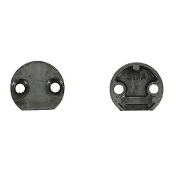 Gâche tringle simple à entailler pour menuiserie bois 25mm zamak - FERCO - 0-0319A-00-0-1