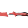 Gedore RED 3301415 R93220028 Couteau à dénuder isolé VDE 1000 V, lame 50 mm, longueur 185 mm