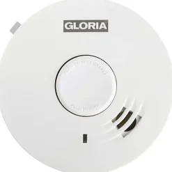 Gloria R-10 Détecteur de fumée 10 ans - batterie lithium 3V intégrée, certifié VdS/EN14604