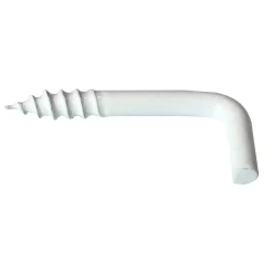 Gond à visser plastifié blanc filet bois Viswood