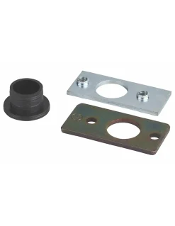 Gond Rapido, goupille acier diamètre 16mm, gâche en acier inoxidable, zingage noir - THIRARD