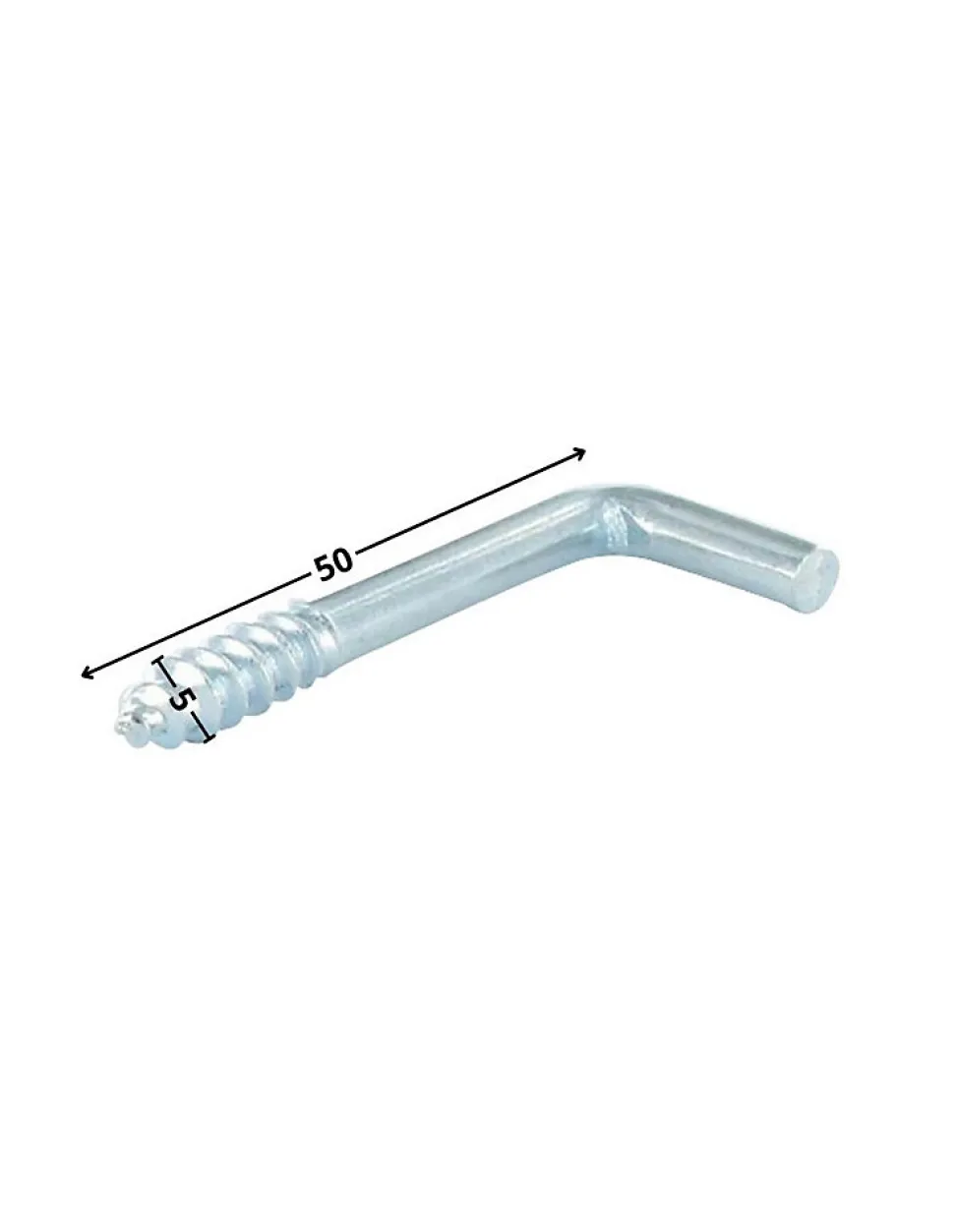 Gonds à Vis bois 5X50 Acier zingué - 1 pièce