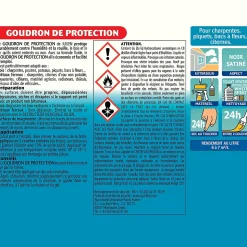 Goudron de protection extérieur Julien noir 0,75L