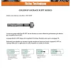 Goujon Ancrage R-XPT M8X150 Acier zingué - 10 pièces