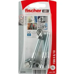 Goujon d'ancrage Fischer 8x70mm Argent