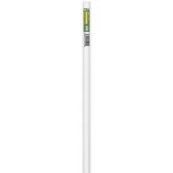 Goulotte décorative demi-ronde blanche auto-adhésive D-Line 16 x 8 mm, 1 m