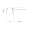 Goulotte électrique PVC autoadhésive 40x16 mm 2 m blanche EDO
