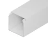 Goulotte électrique PVC 40x40 mm 2 m blanche EDO
