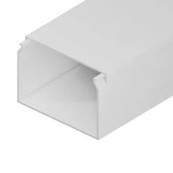 Goulotte électrique PVC 60x40 mm 2 m blanche EDO